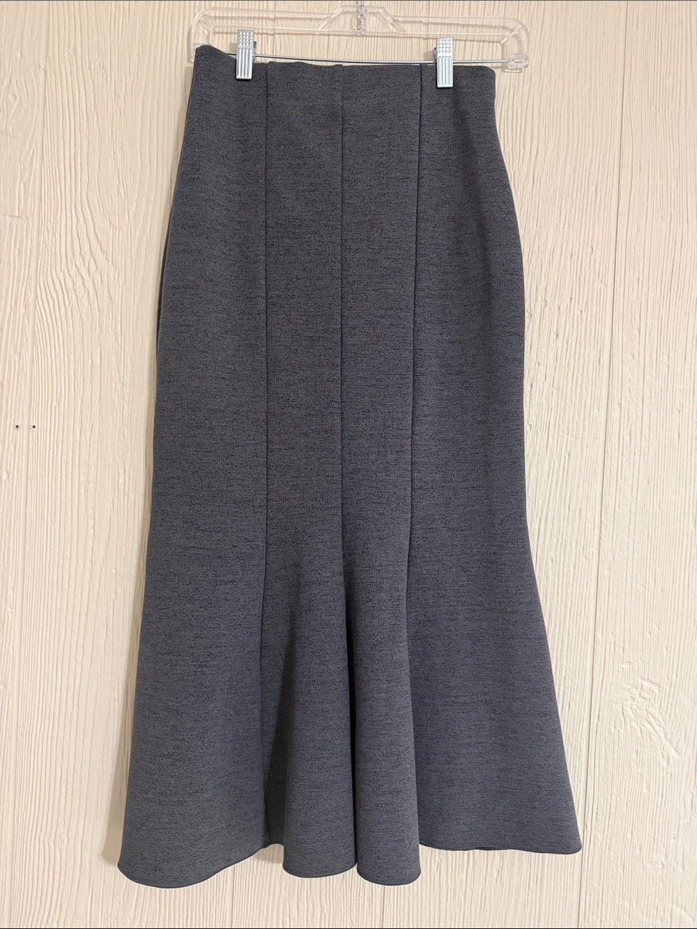 Zara Dark Grey Mermaid Midi Skirt